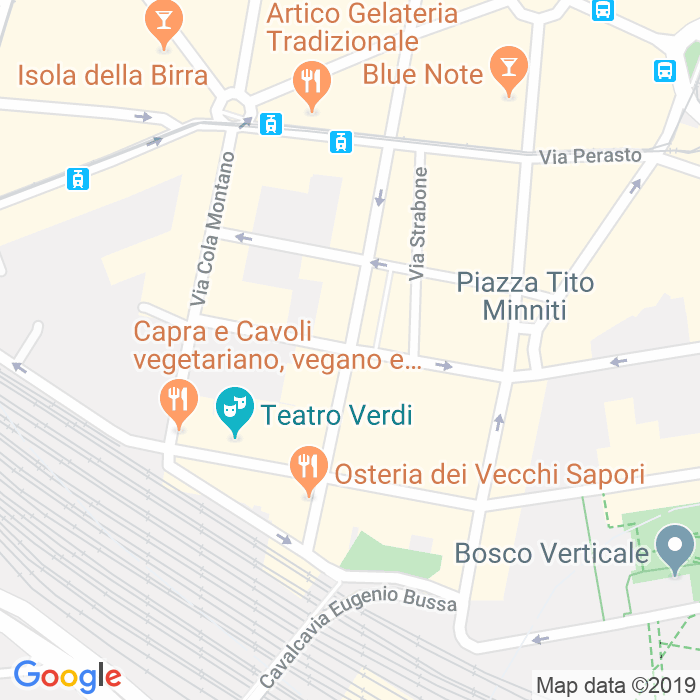 CAP di Via Jacopo Dal Verme a Milano