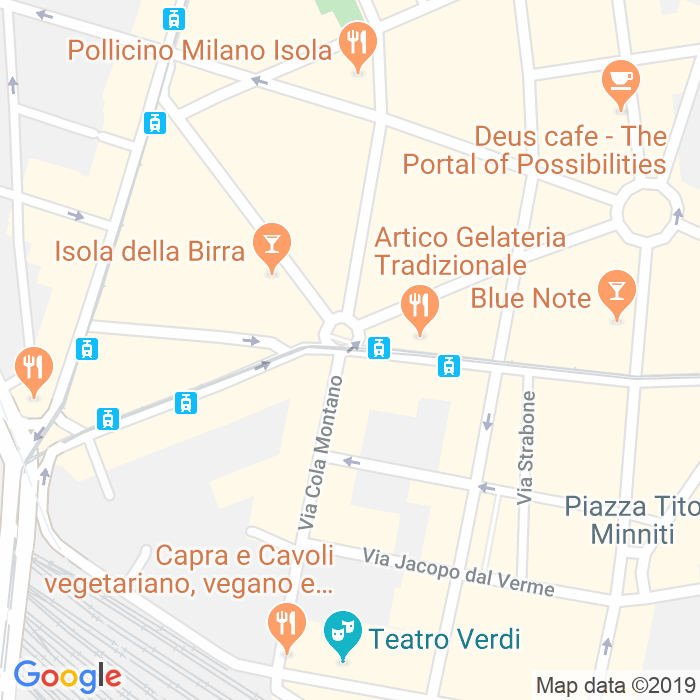 CAP di Via Luigi Porro Lambertenghi a Milano