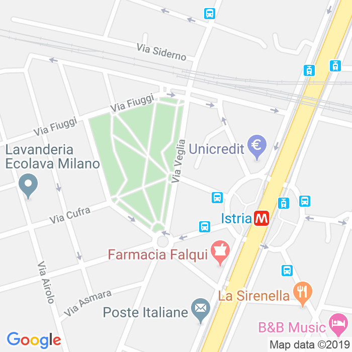 CAP di Via Lussino a Milano