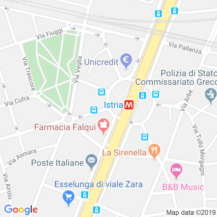 CAP di Via Lussinpiccolo a Milano