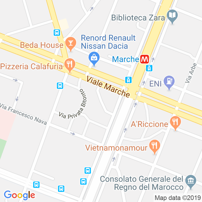 CAP di Via Sagunto a Milano