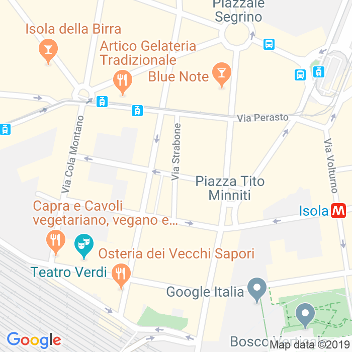 CAP di Via Strabone a Milano