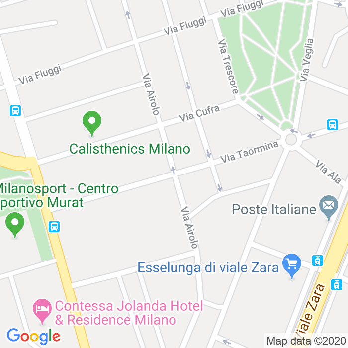CAP di Via Taormina a Milano
