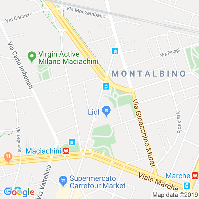 CAP di Via Valassina a Milano