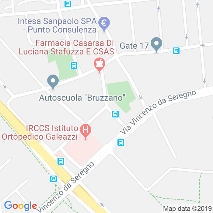 CAP di Piazza Giustino Fortunato a Milano