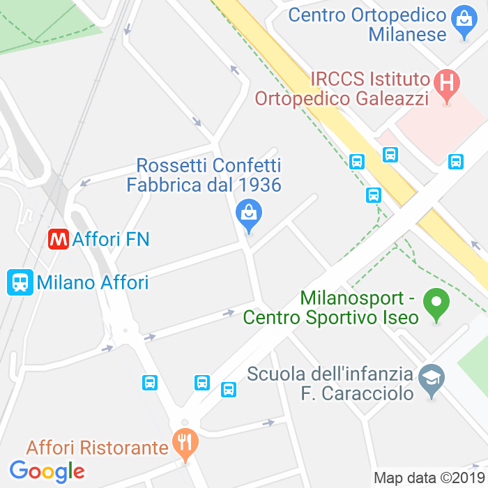 CAP di Via Antonio Genovesi a Milano
