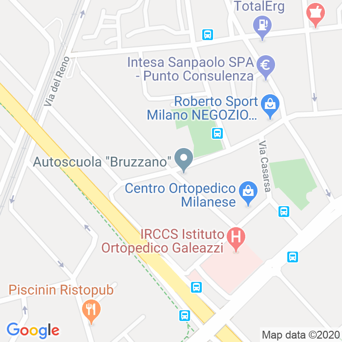 CAP di Via Caltagirone a Milano