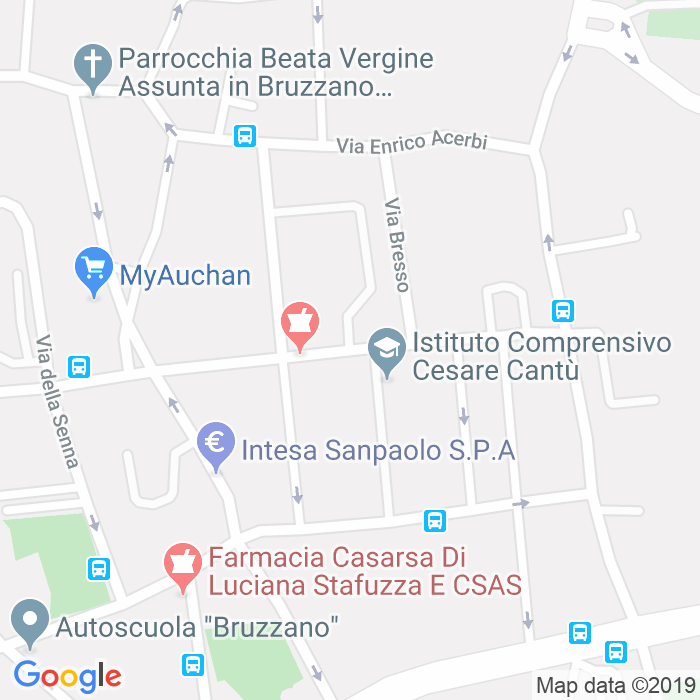 CAP di Via Carlotta Marchionni a Milano