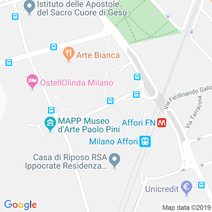 CAP di Via Ettore Ciccotti a Milano
