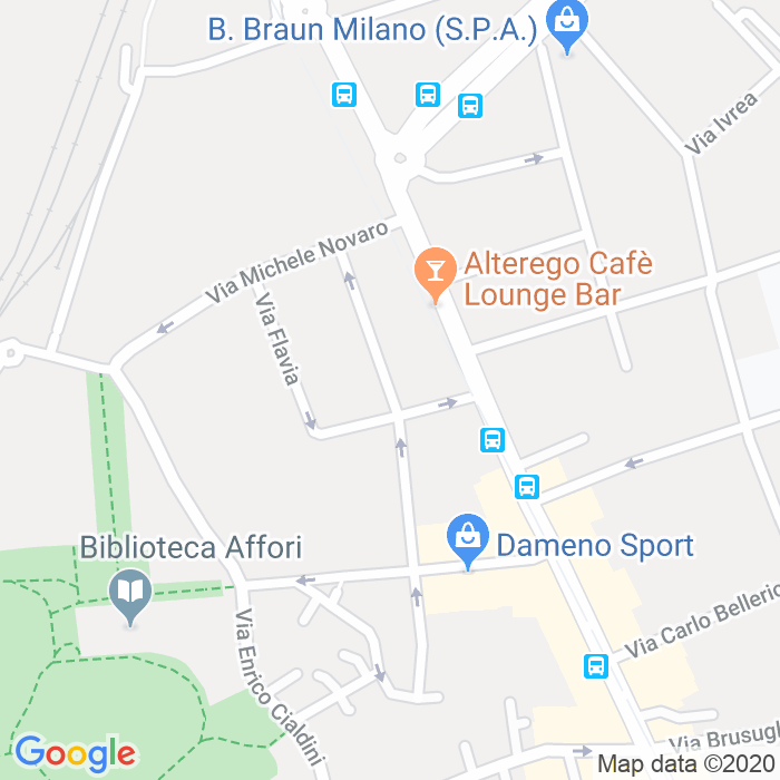 CAP di Via Franco Faccio a Milano