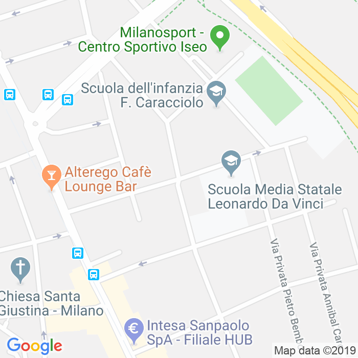 CAP di Via George Sand a Milano