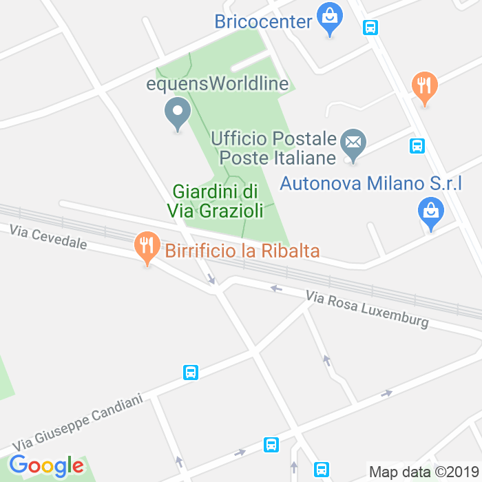 CAP di Via Giovanni Zambelli a Milano