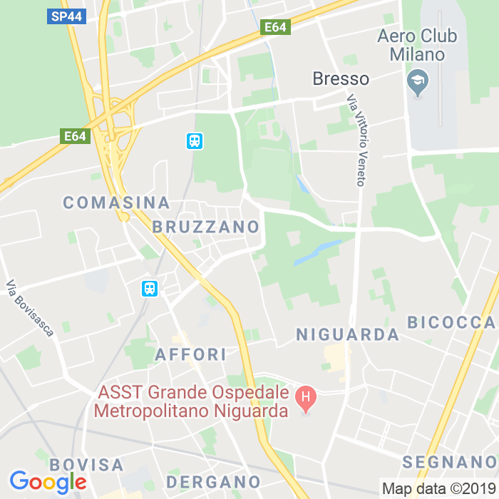 CAP di Via Giuditta Pasta a Milano