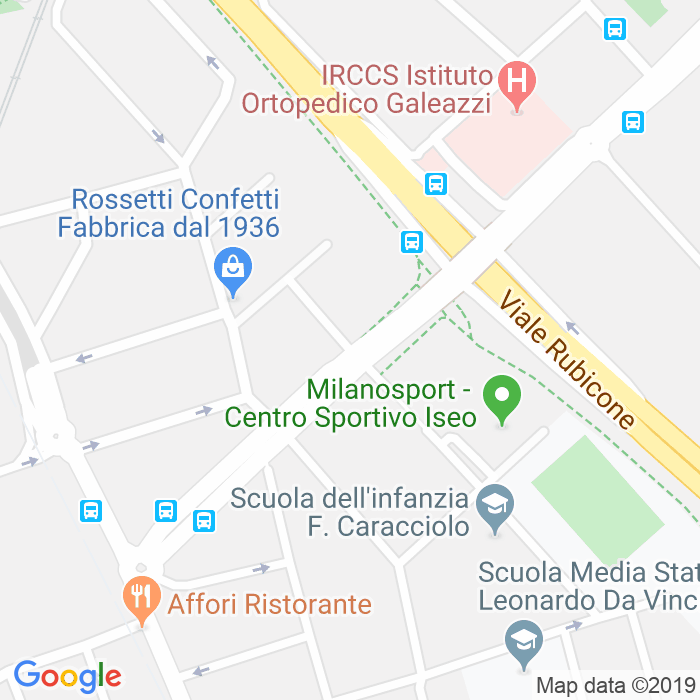 CAP di Via Pasquale Miglioretti a Milano