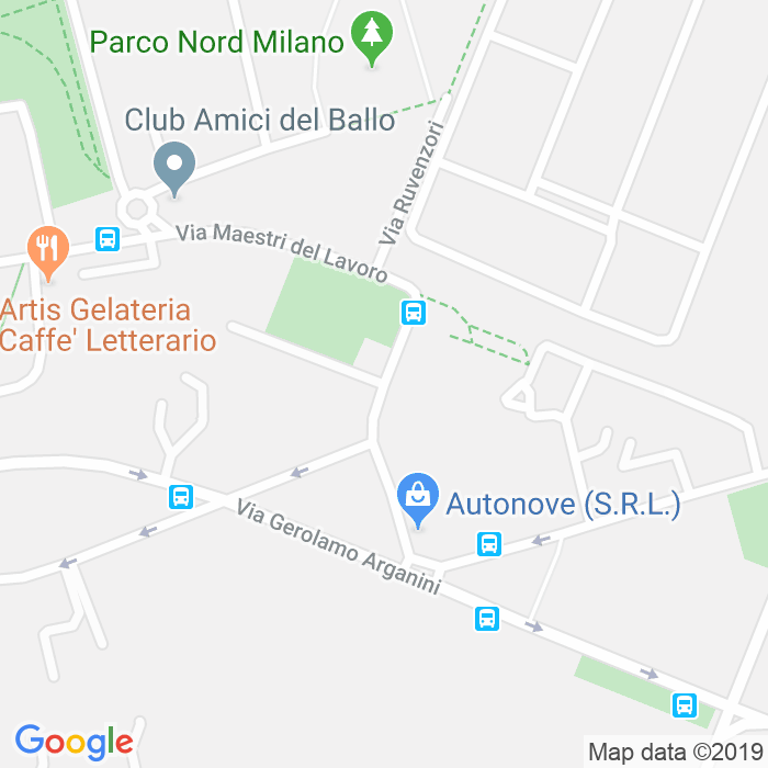 CAP di Via Emilio Cecchi a Milano