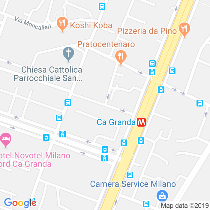 CAP di Via Giuseppe Vidali a Milano