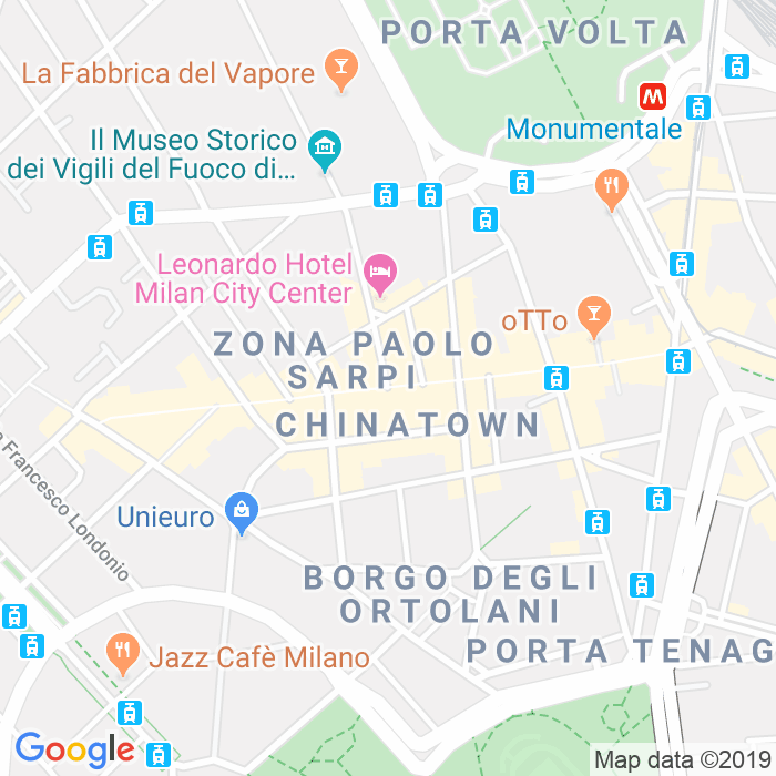 CAP di Via Paolo Ruvenzori a Milano