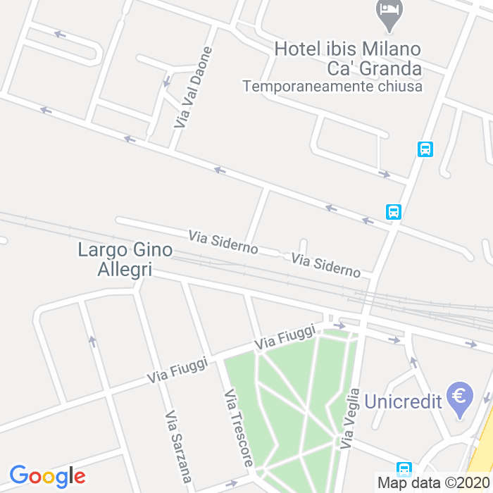 CAP di Via Siderno a Milano
