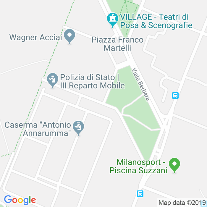CAP di Via Umberto Cagni a Milano