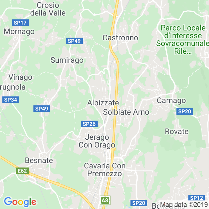 CAP di Albizzate in Varese