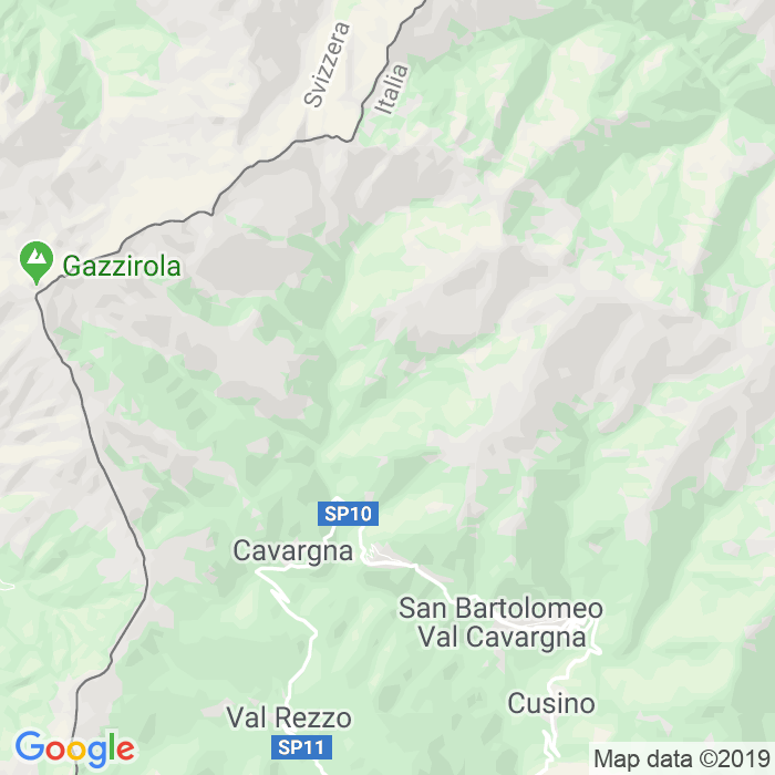 CAP di San Nazzaro Val Cavargna in Como