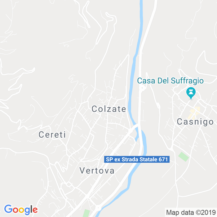 CAP di Colzate in Bergamo