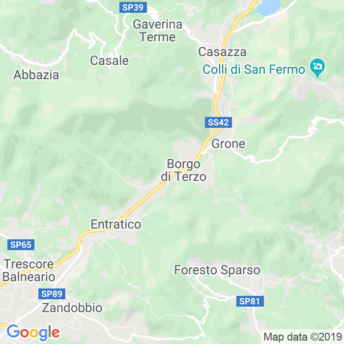CAP di Borgo Di Terzo in Bergamo