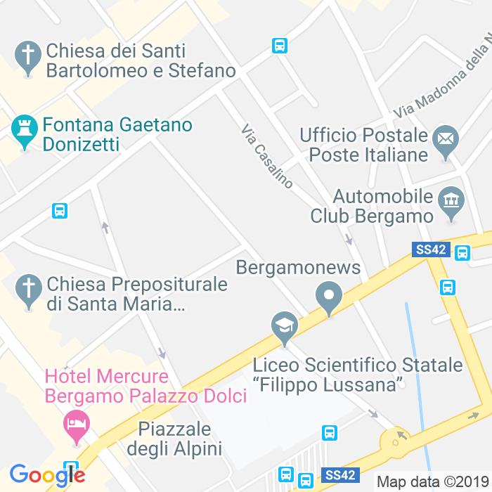CAP di Via Clara Maffei a Bergamo