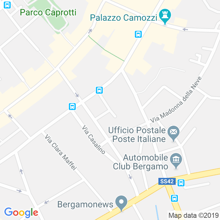 CAP di Via Luigi De Leidi a Bergamo