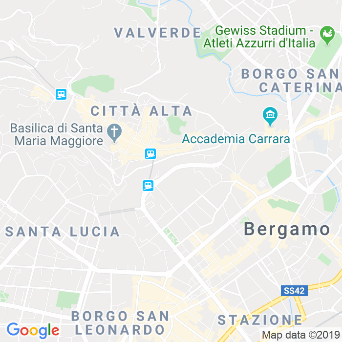 CAP di Viale Vittorio Emanuele Ii a Bergamo