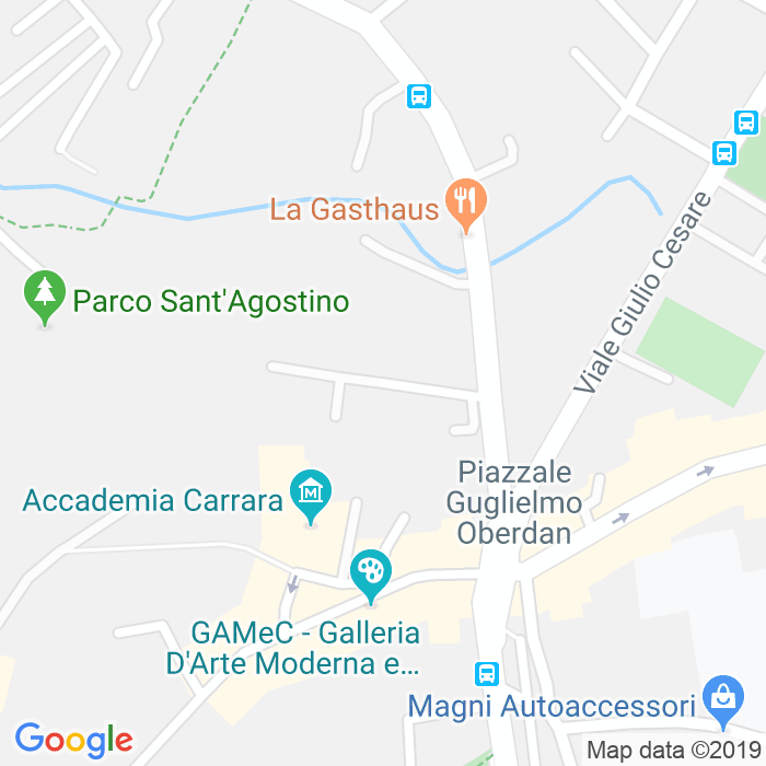 CAP di Via Francesco Baracca a Bergamo