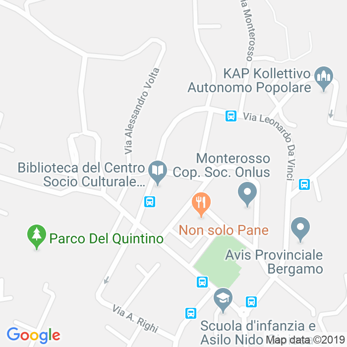 CAP di Via Nicolo'Copernico a Bergamo
