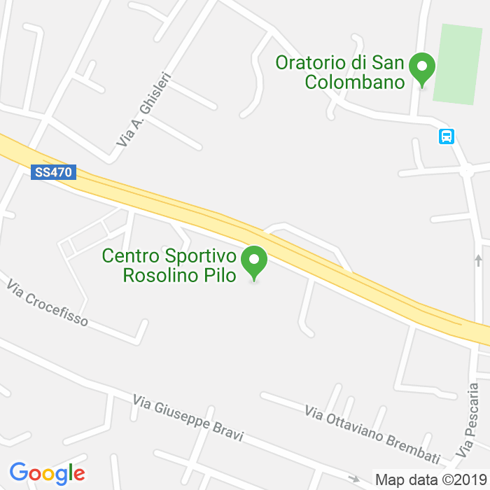 CAP di Via Rosolino Pilo a Bergamo