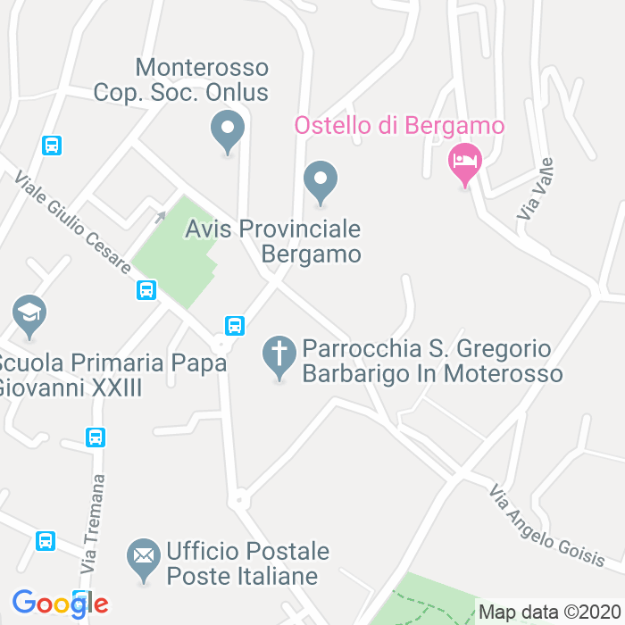 CAP di Via San Gregorio Barbarigo a Bergamo