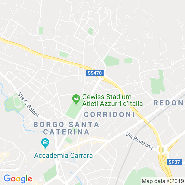 CAP di Viale Giulio Cesare a Bergamo