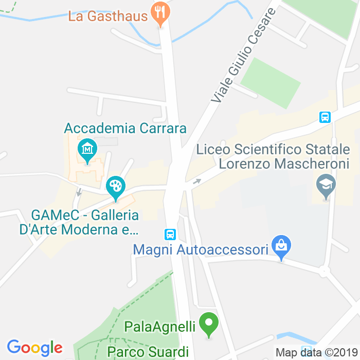 CAP di Piazzale Guglielmo Oberdan a Bergamo