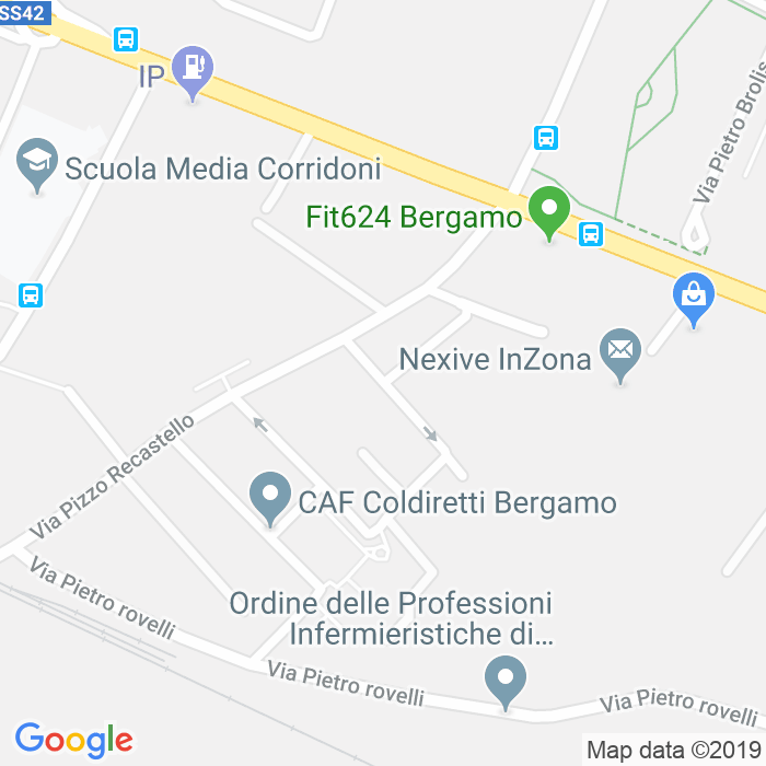 CAP di Via Alessio Amighetti a Bergamo
