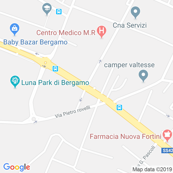 CAP di Via Passo Del Vivione a Bergamo