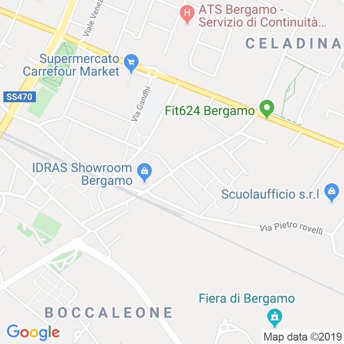 CAP di Via Recastello Pizzo a Bergamo