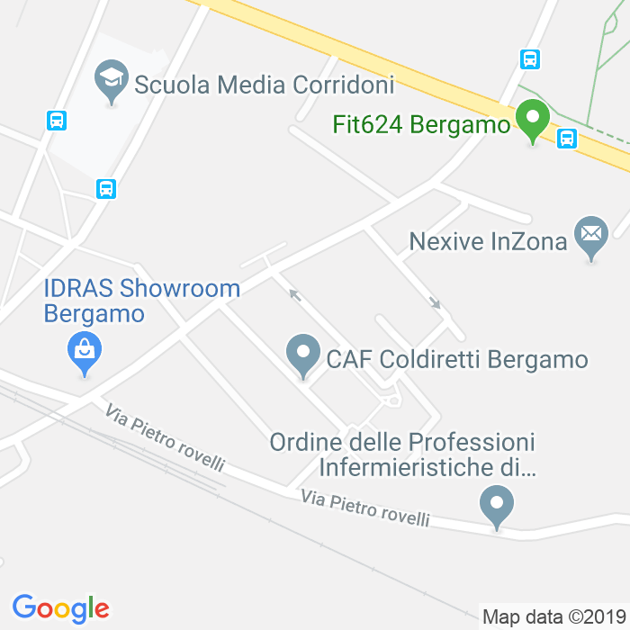 CAP di Via Renato Perlini a Bergamo