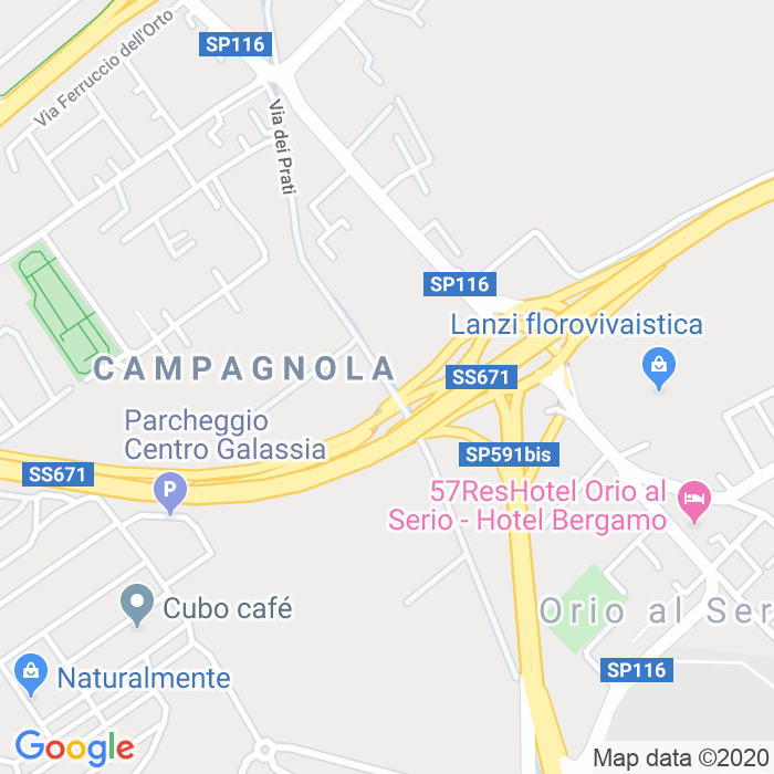 CAP di Via Dei Prati a Bergamo