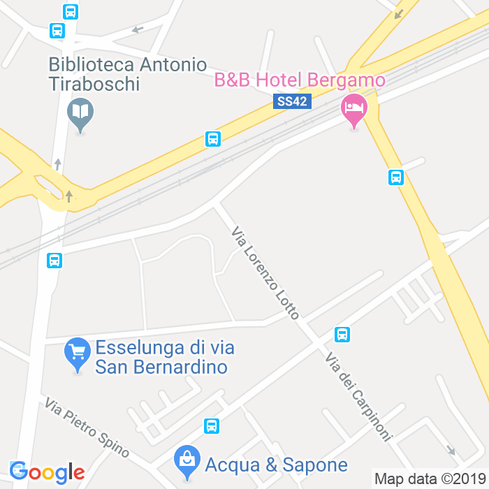 CAP di Via Lorenzo Lotto a Bergamo