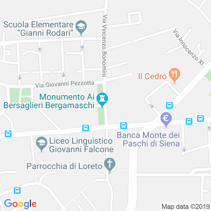 CAP di Piazzale Del Risorgimento a Bergamo
