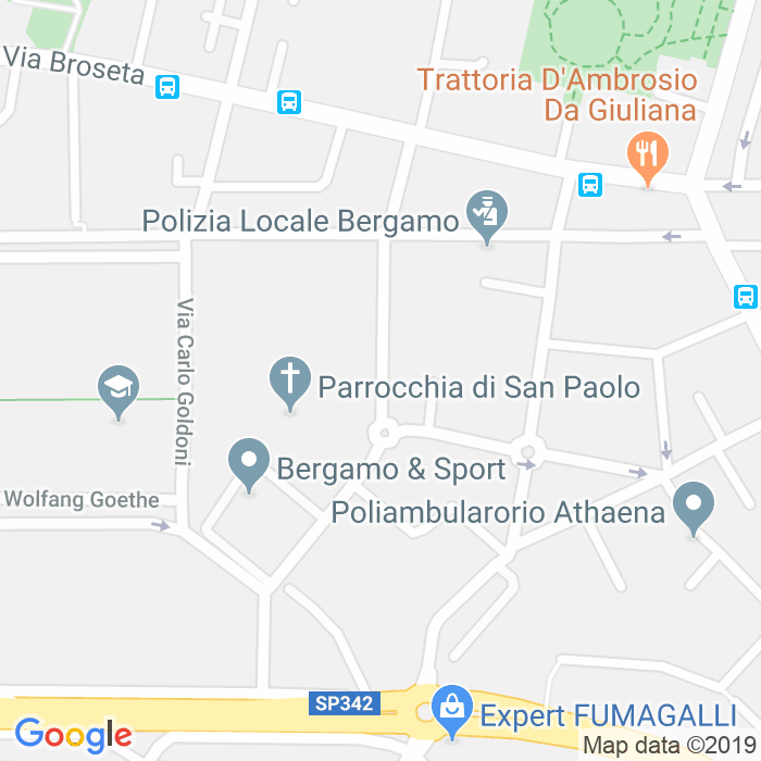 CAP di Via Dei Galliari a Bergamo