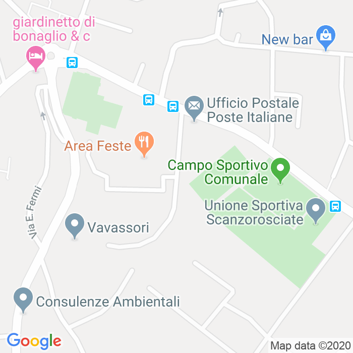 CAP di Via Giacomo Pezzotta a Bergamo