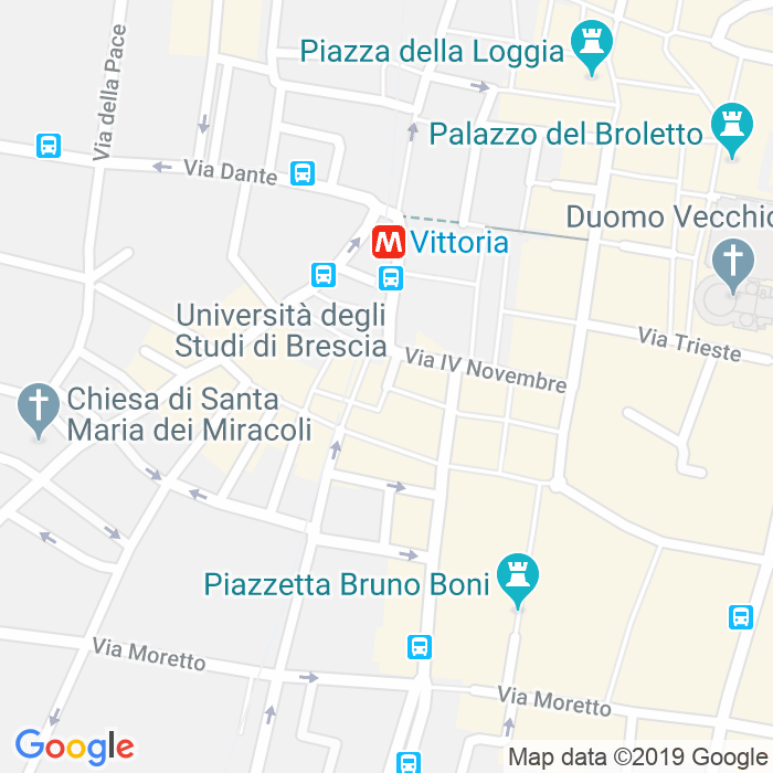 CAP di Piazza Del Mercato a Brescia