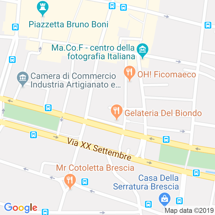 CAP di Via Aleardo Aleardi a Brescia