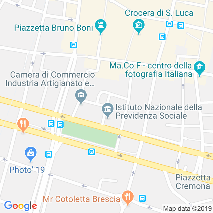 CAP di Via Benedetto Croce a Brescia