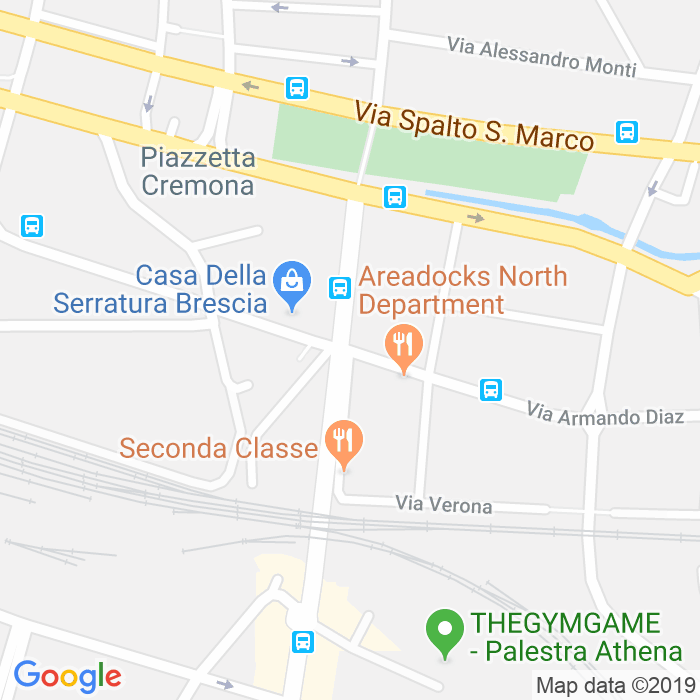 CAP di Via Carlo Zima a Brescia