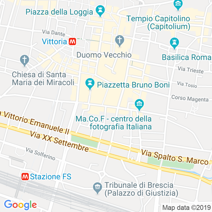 CAP di Via Moretto a Brescia